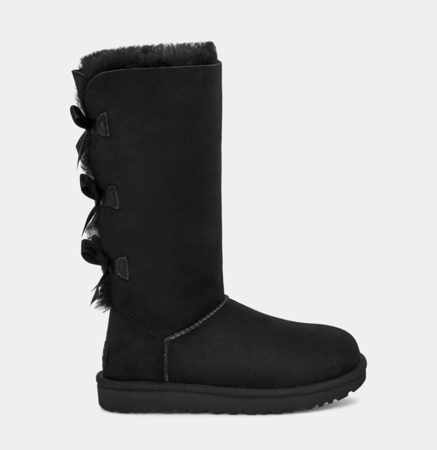 UGG Bailey Bow Tall II Boots for Women in Black - Waterproof Winter Boots