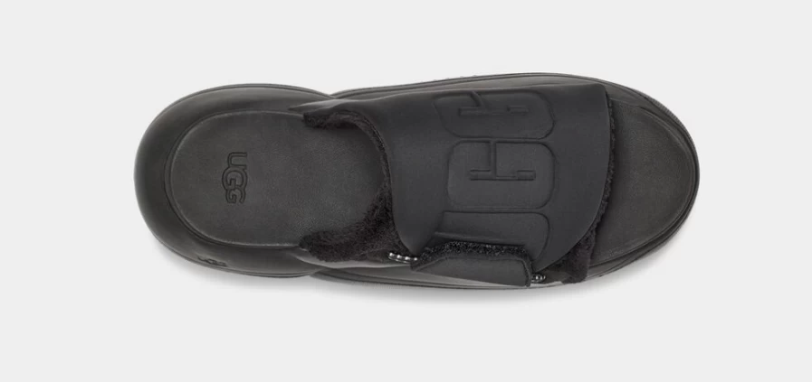 UGG Women's Black LA Cloud Slide Sandals