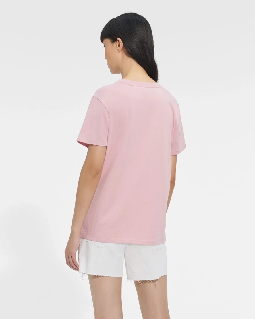 UGG Women's Clay Pink Uma Tee - Soft Comfortable Casual T-Shirt