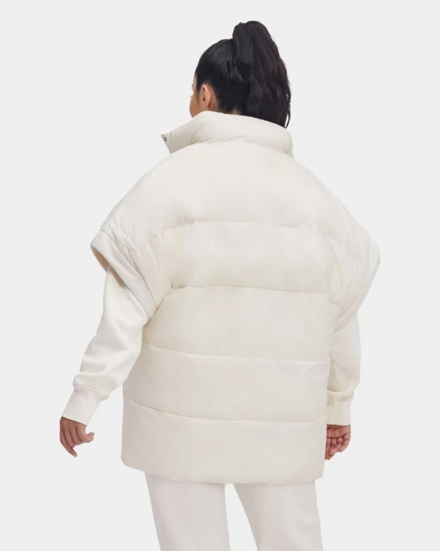 UGG Women's Nimbus/Antique Reversible Puffer Vest - Sydnee Style