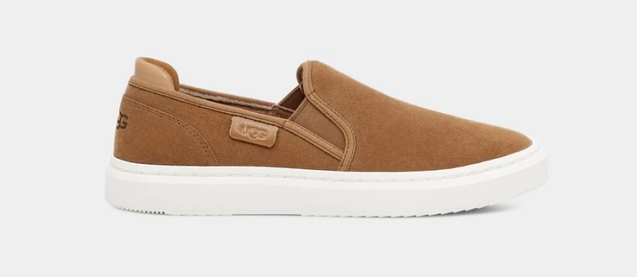 UGG Women's Chestnut Alameda Slip-On Suede Loafers