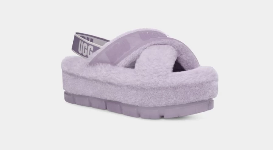 UGG Fuzzita Clear June Gloom Women's Fashion Shoes