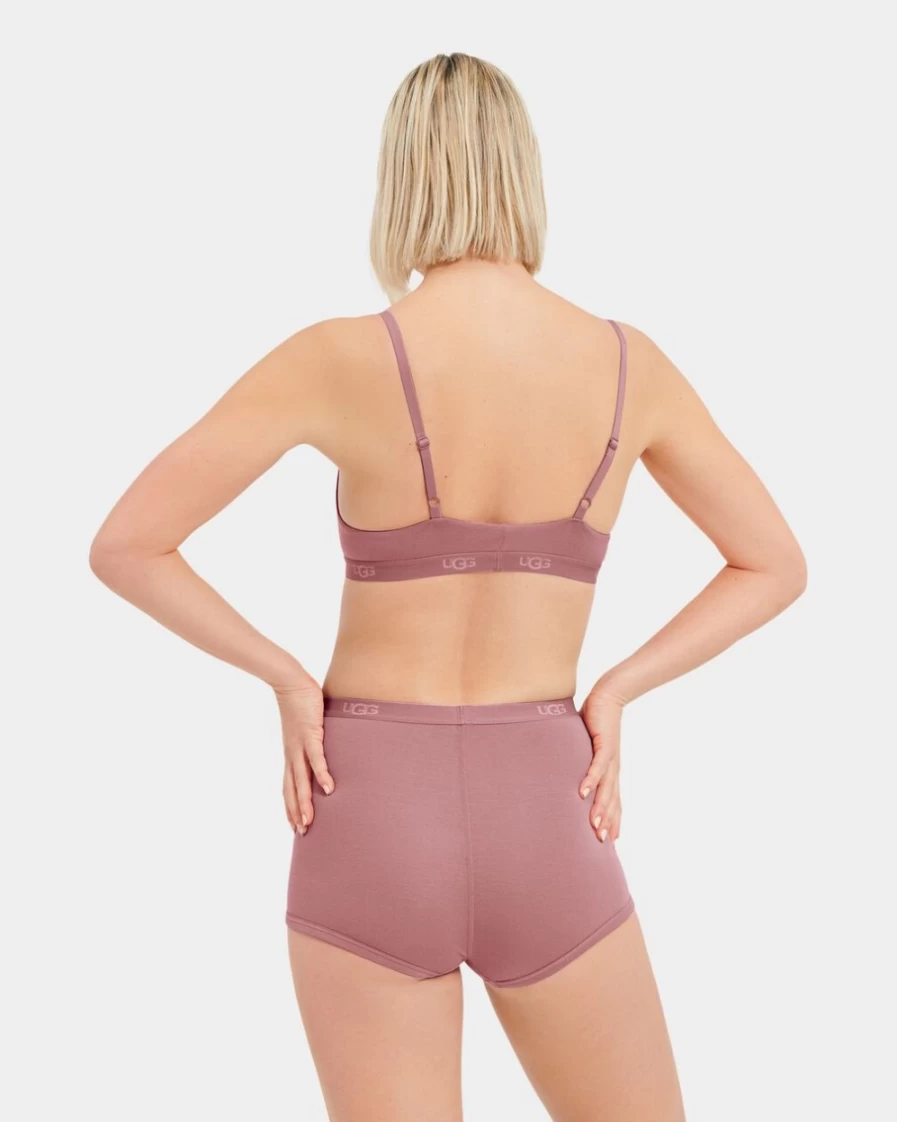UGG Women's Sepia Mauve Francis Bralette - Soft Comfort Wireless Bra